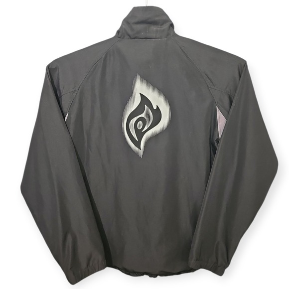 Kirin FIRE Japan Japanese Vintage Windbreaker Mens Large Black - Picture 2 of 10